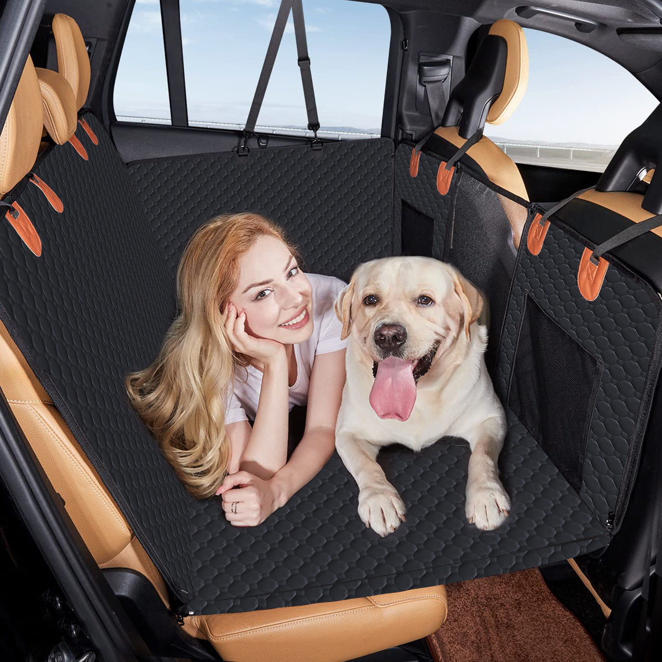 Hamac de Voyage pour Chiens - Tapis de Voiture Résistant