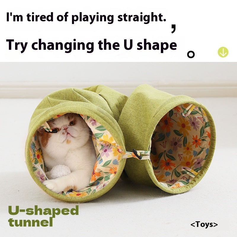 Tunnel de Jeu pour Chat - Soulagement Automatique