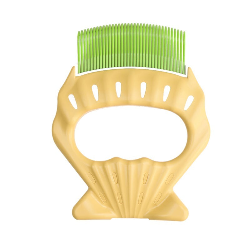 Brosse de Toilettage en Forme de Coquillage pour Animaux