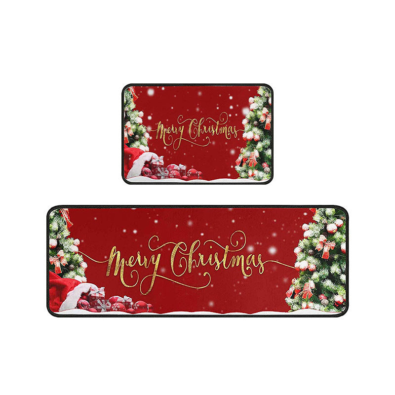 Tapis de Porte Décoratif de Noël