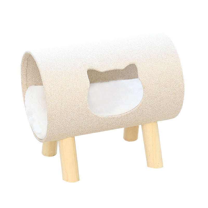 Lit pour Chat en Tissu Doux et Respirant