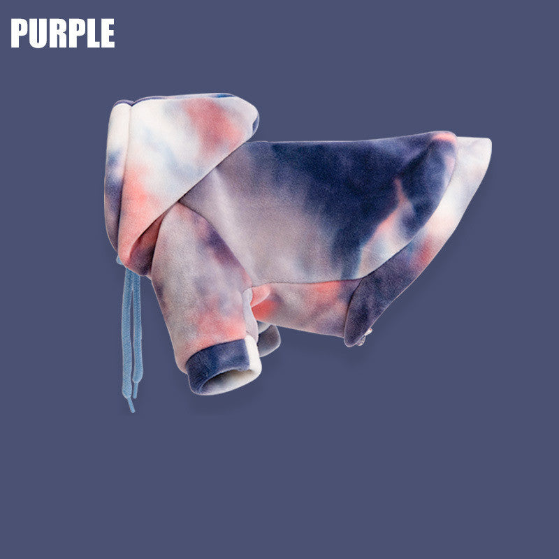 Pull tendance en polyester pour chien, couleur violet, confortable et stylé, idéal pour animaux.
