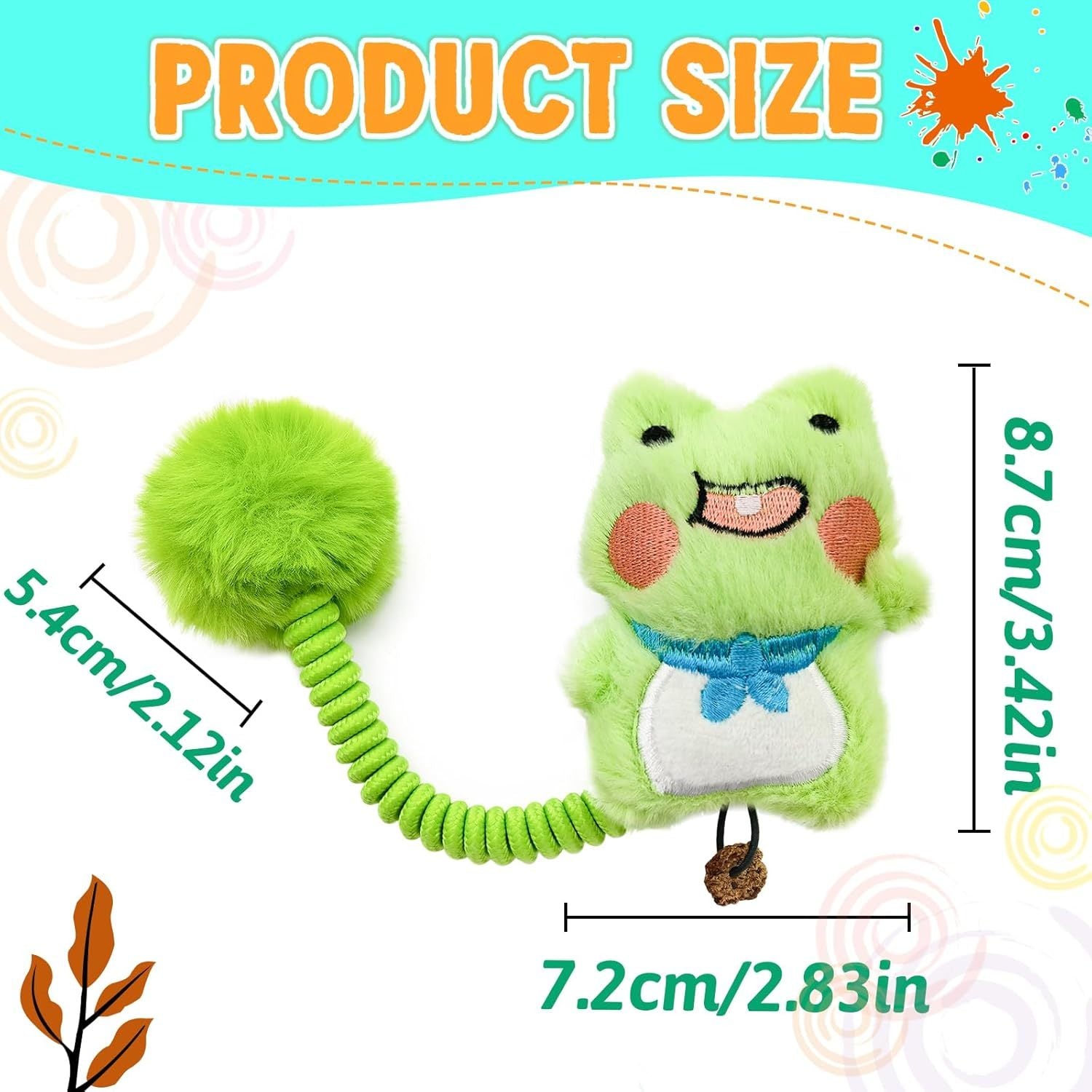 Jouets interactifs pour chat avec Silvervine et balle en peluche