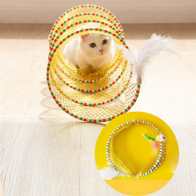 Tunnelle de Jeu Cat Tunnel Pliable