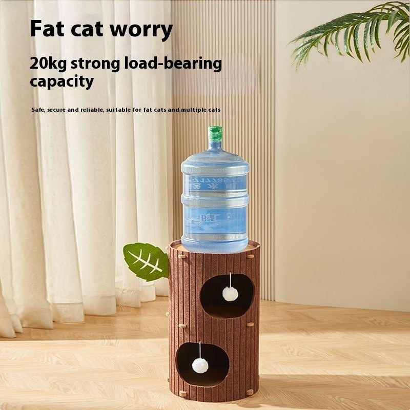 Nid en Feutre pour Chat - Arbre à Gratter Universel