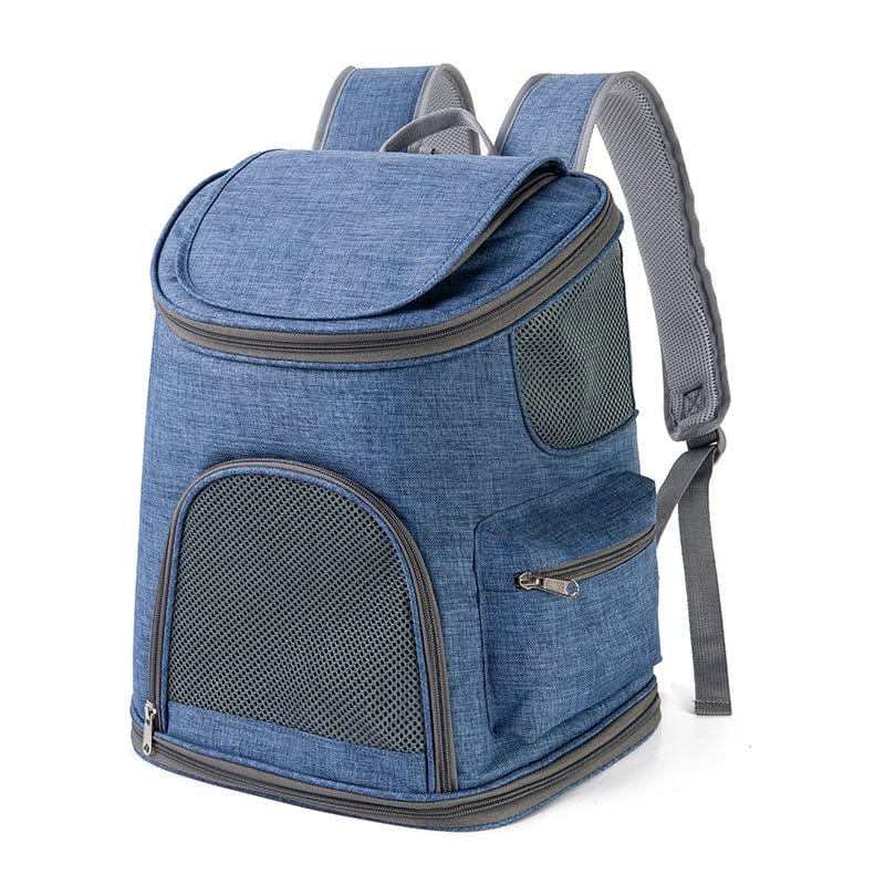 Sac à dos pour chien Oxford résistant avec mesh, parfait pour le transport des animaux lors de vos déplacements.
