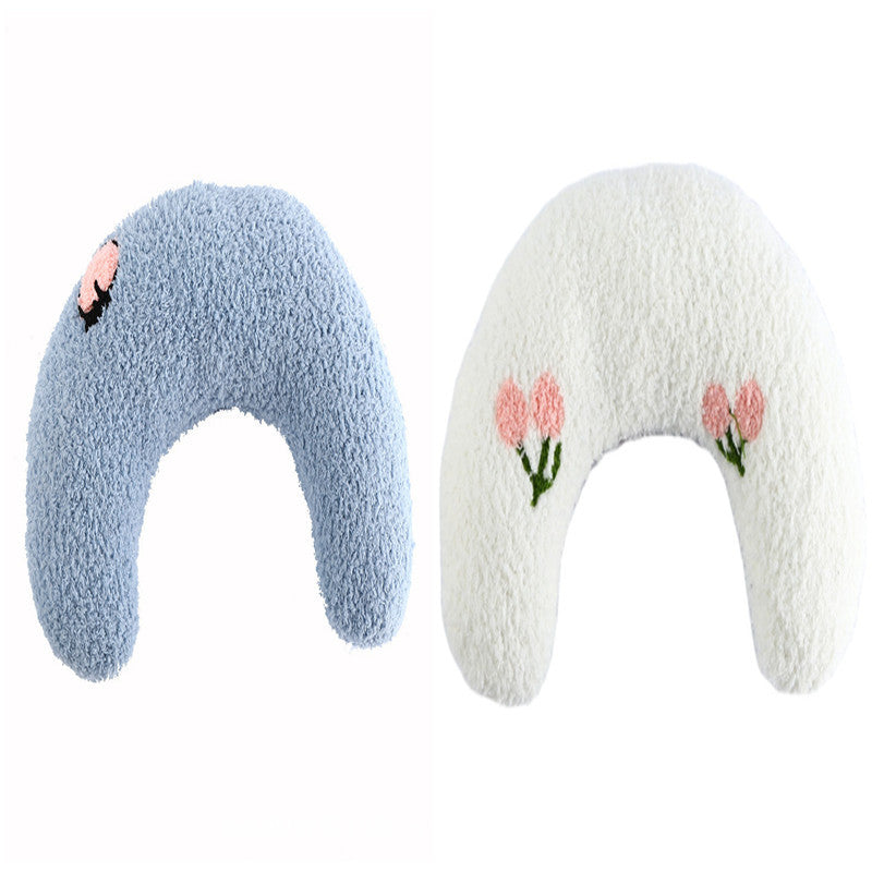Coussin U-Shaped pour Chats et Chiens - Confort et Protection