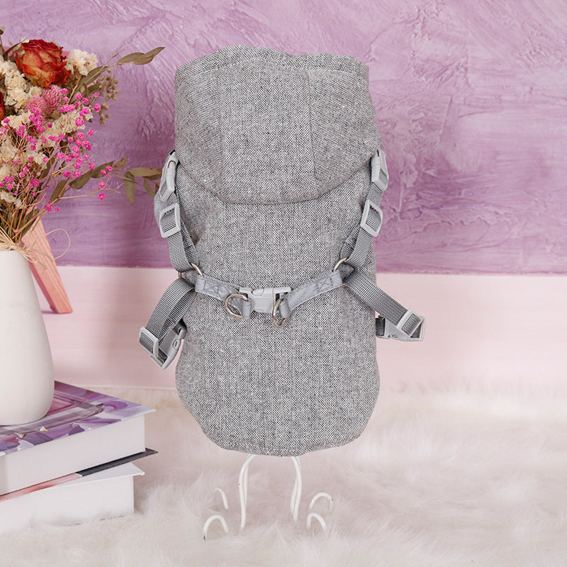 Pull épais pour animaux de compagnie en polyester et coton, parfait pour le confort et la chaleur.