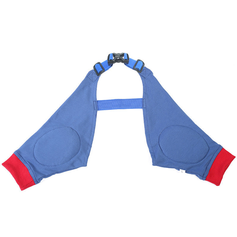 Genouillères pour animaux, protection contre le froid et la chaleur, en coton et polyester, style européen-américain.