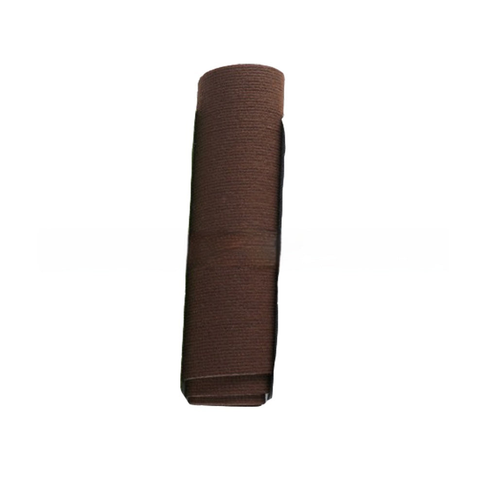 Tapis grattage auto-adhésif pour chats, en tissu durable, disponible en rouleau brun, taille ajustable.