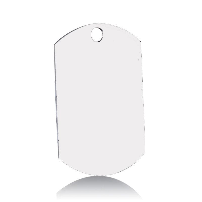 Pendentif anti-perte en acier inoxydable pour animaux, personnalisable et durable.