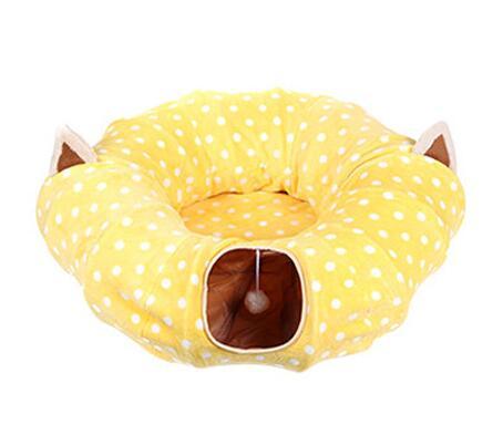 Tunnel de jeu pour chat et chiot 1.2M avec 2 fenêtres