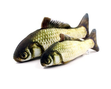 Jouet en Peluche Poisson en Herbe à Chat