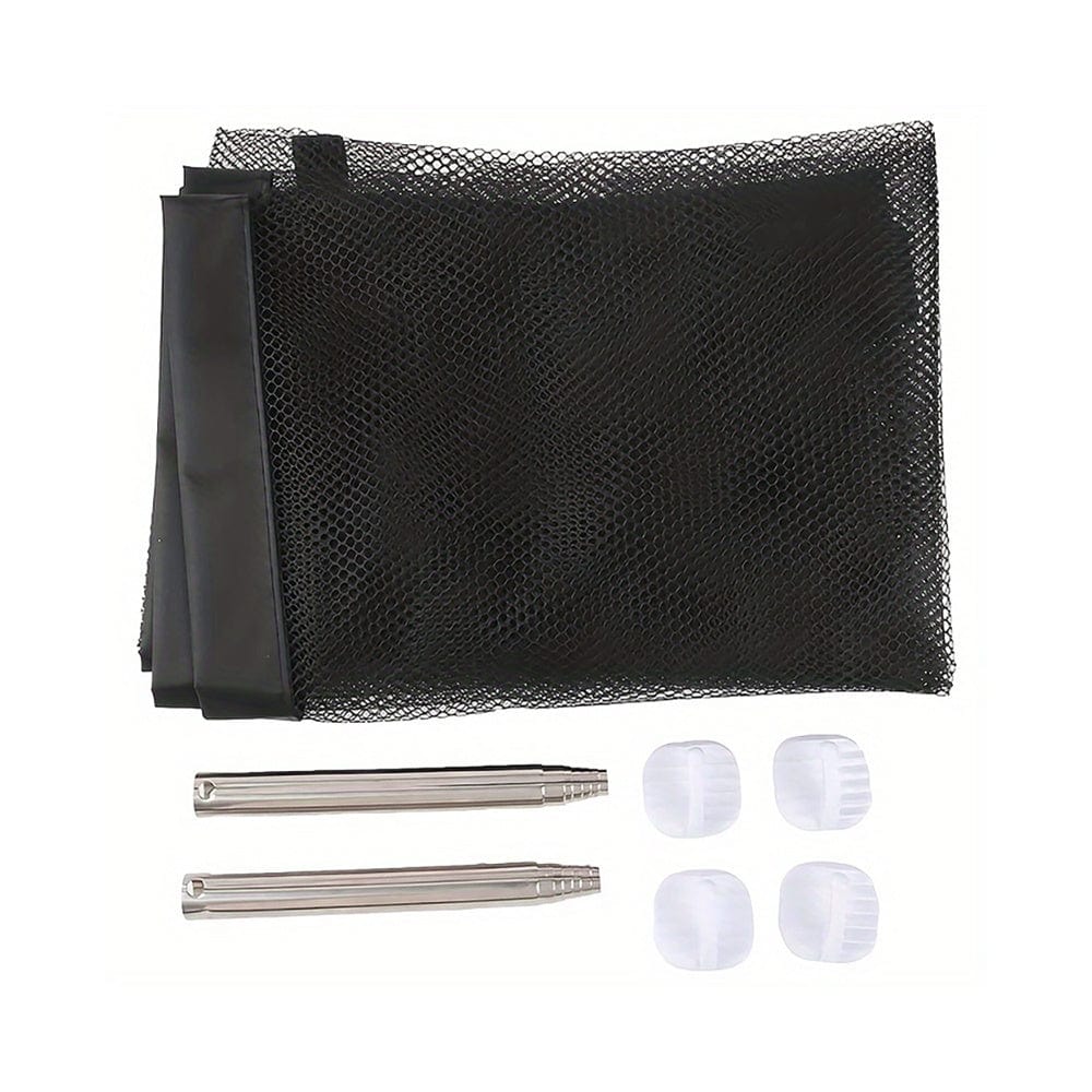 Clôture pour chien pliante avec filet de protection, piquets en métal et accessoires, multi-usage pour animaux.