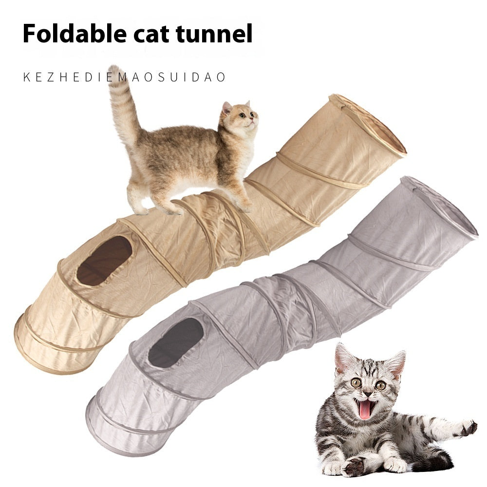 Tunnelle pour Chat en Suède Pliant