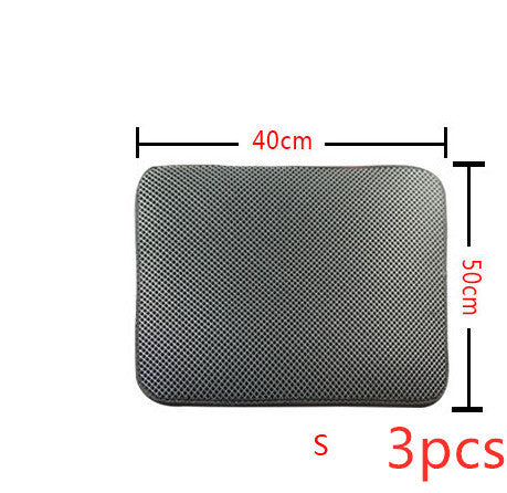 Tapis Litter Double Couche pour Chats - Mat Trapping