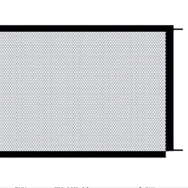 Clôture de protection en nylon pliable pour animaux, durable et facile à assembler pour un espace sécurisé.