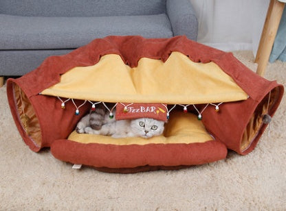 Tunnel de Jeu Interactif pour Chats