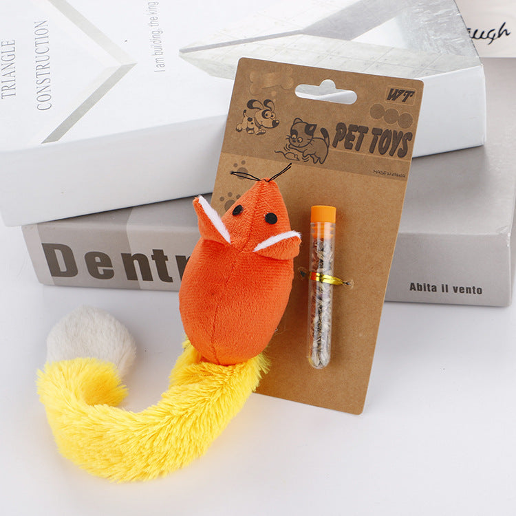 Jouet pour Chat en Forme de Souris avec Recharge à Menthe