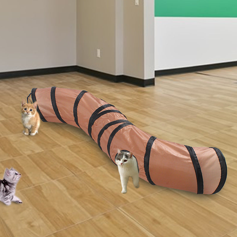 Tunnels S-Shape Pliables pour Chats