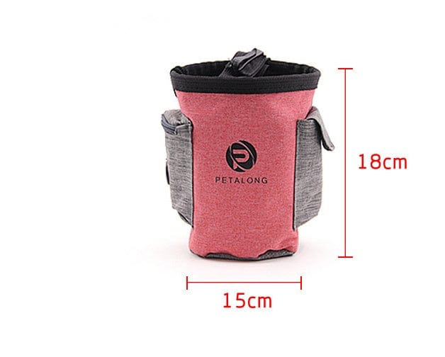 Sac à nourriture pour animaux de compagnie PETALONG, dimensions 15cm x 18cm, pratique et durable pour une utilisation quotidienne.