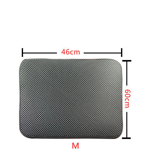 Tapis Litter Double Couche pour Chats - Mat Trapping