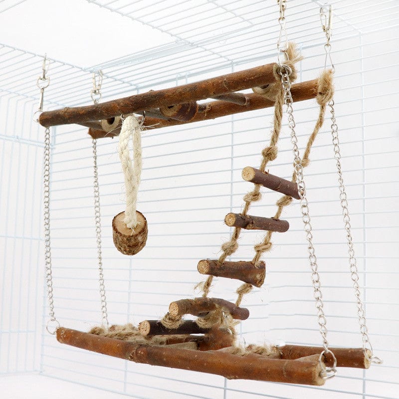 Échelle en Bois pour Animaux de Compagnie
