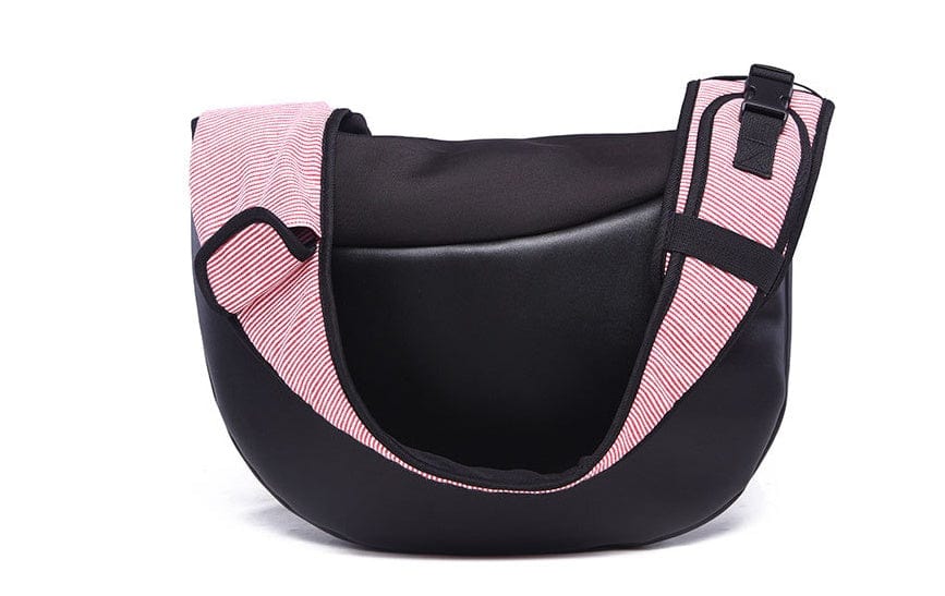 Sac de voyage pour animaux chic en coton, design décontracté et confortable, idéal pour vos déplacements.