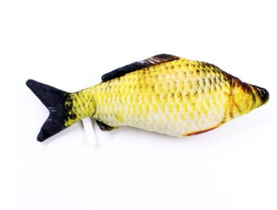 Jouet en Peluche Poisson en Herbe à Chat