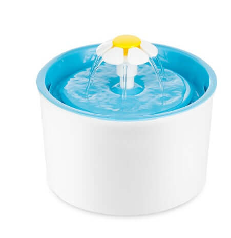 Fontaine automatique pour chiens et chats, design moderne avec eau fraîche et propre, taille idéale pour petits animaux.