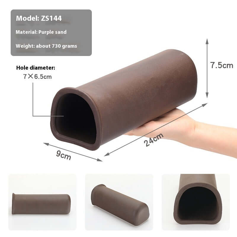 Carrelage décoratif pour aquariums en sable violet, modèle ZS144, 24 cm, ajoute une touche unique à votre paysage aquatique.