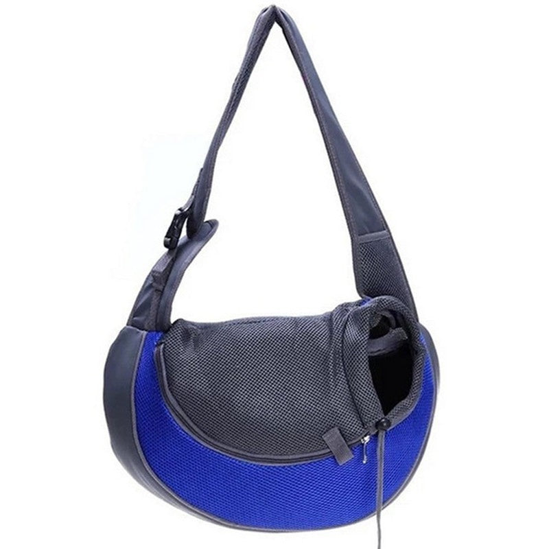 Sac à dos pour animaux de compagnie en tissu polyester avec une coupe décontractée, idéal pour transporter chiens ou chats.