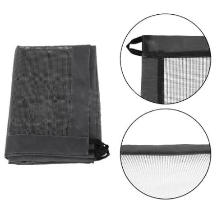 Barrière de séparation portable pour animaux, filet en maille tissée, rétractable et résistante