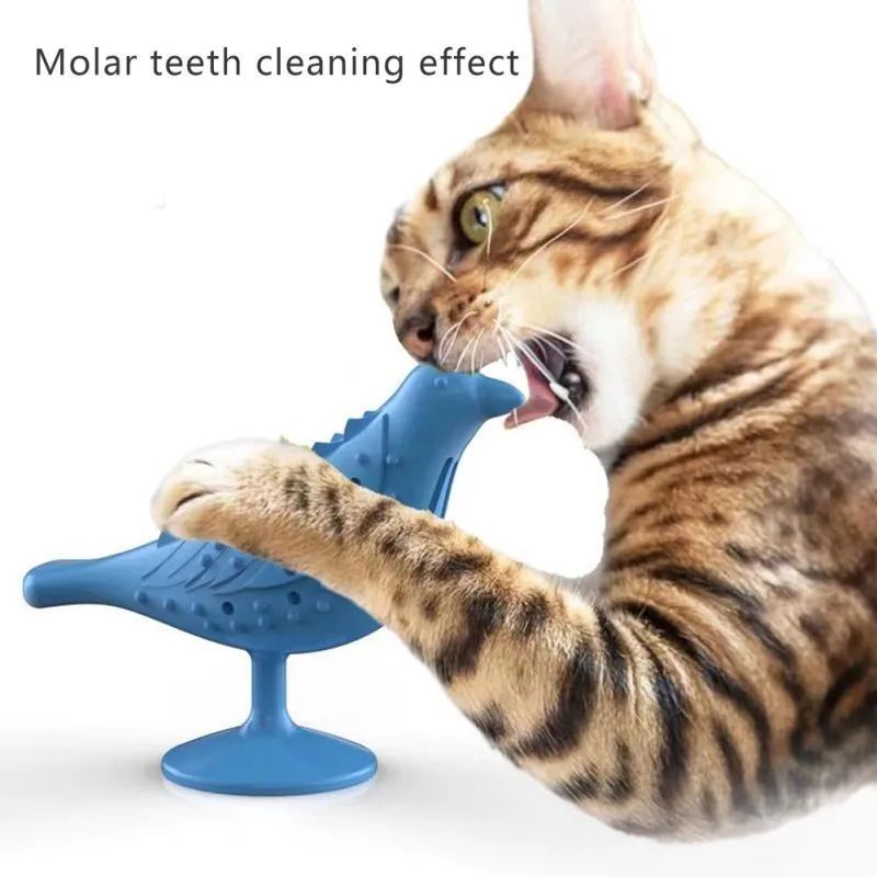 Jouet interactif en forme d'oiseau pour chats