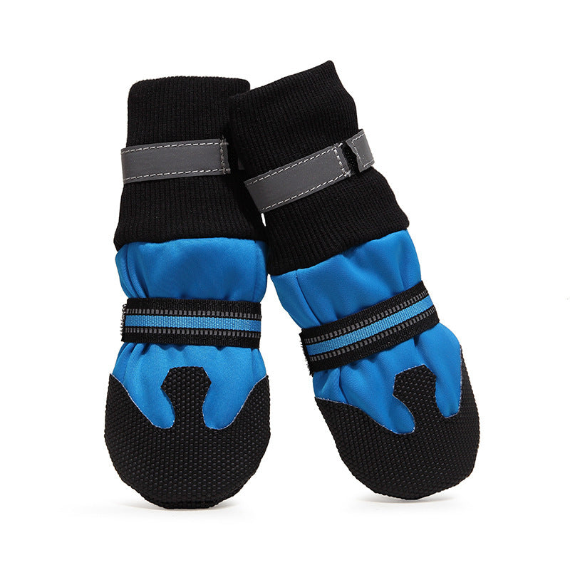 Chaussures antidérapantes en Lycra pour grandes races, confort et sécurité pour chiens.