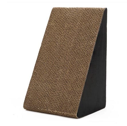 Planche à gratter verticale en papier ondulé pour chat, design moderne et fonctionnel, idéale pour le grattage.