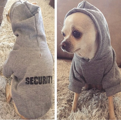 Pull à capuche en polaire pour chien, confortable et stylé, parfait pour l'hiver et les promenades.
