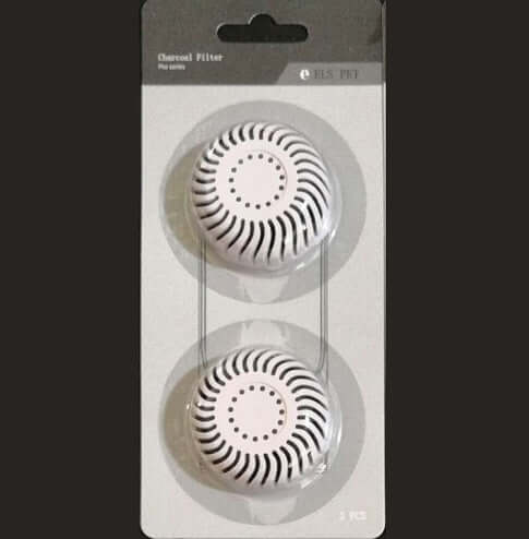 Pack of 2 charcoal filters for air purifiers, designed for effective odor removal and improved air quality.