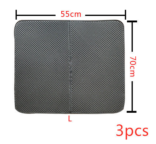 Tapis Litter Double Couche pour Chats - Mat Trapping