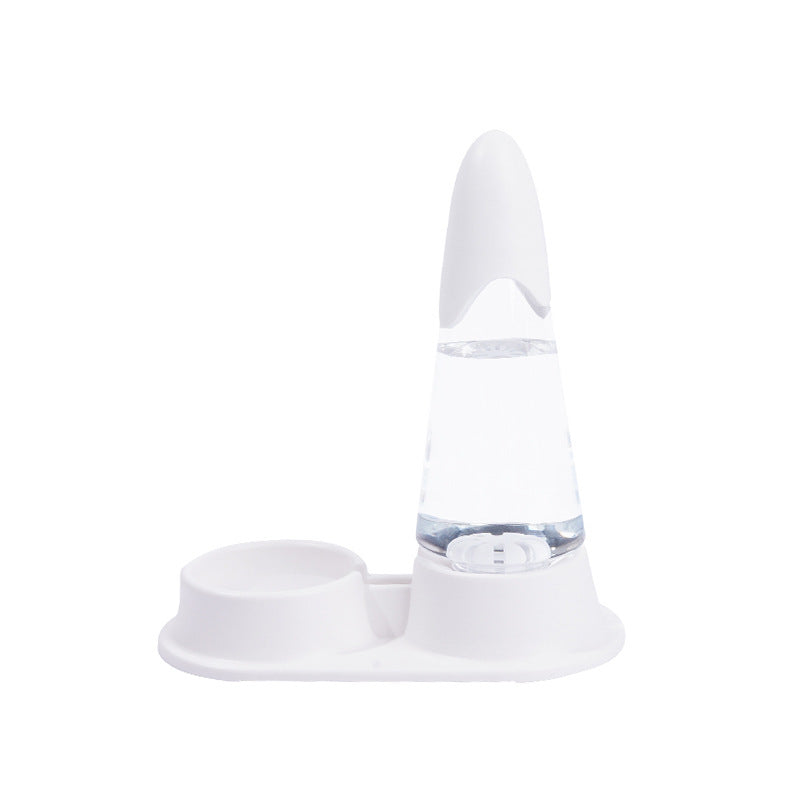 Distributeur Automatique d'Eau pour Chats et Chiens en design épuré blanc, idéal pour l'hydratation des animaux.