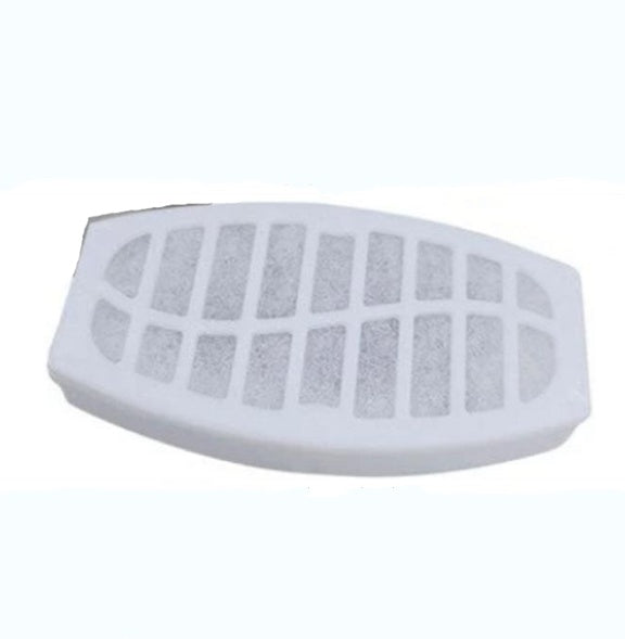 Filtre de remplacement pour fontaine à eau automatique pour animaux, assurant une eau propre et fraîche.