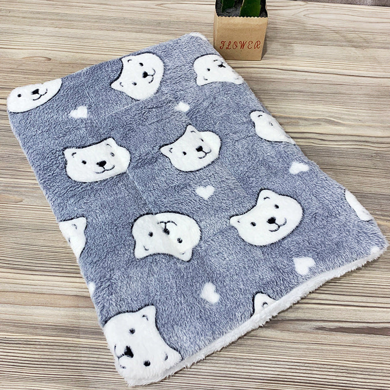 Tapis de sommeil chaud pour animaux d'hiver