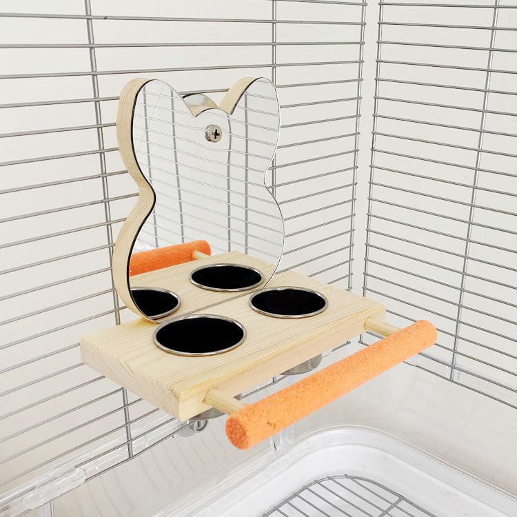 Jouet Puzzle pour Oiseaux en Acier Inoxydable