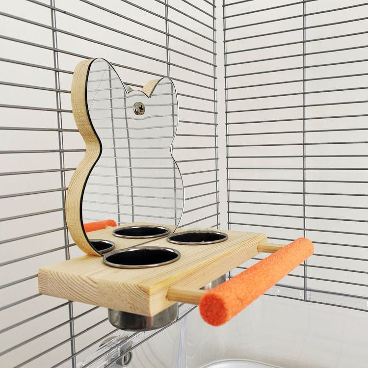 Jouet Puzzle pour Oiseaux en Acier Inoxydable