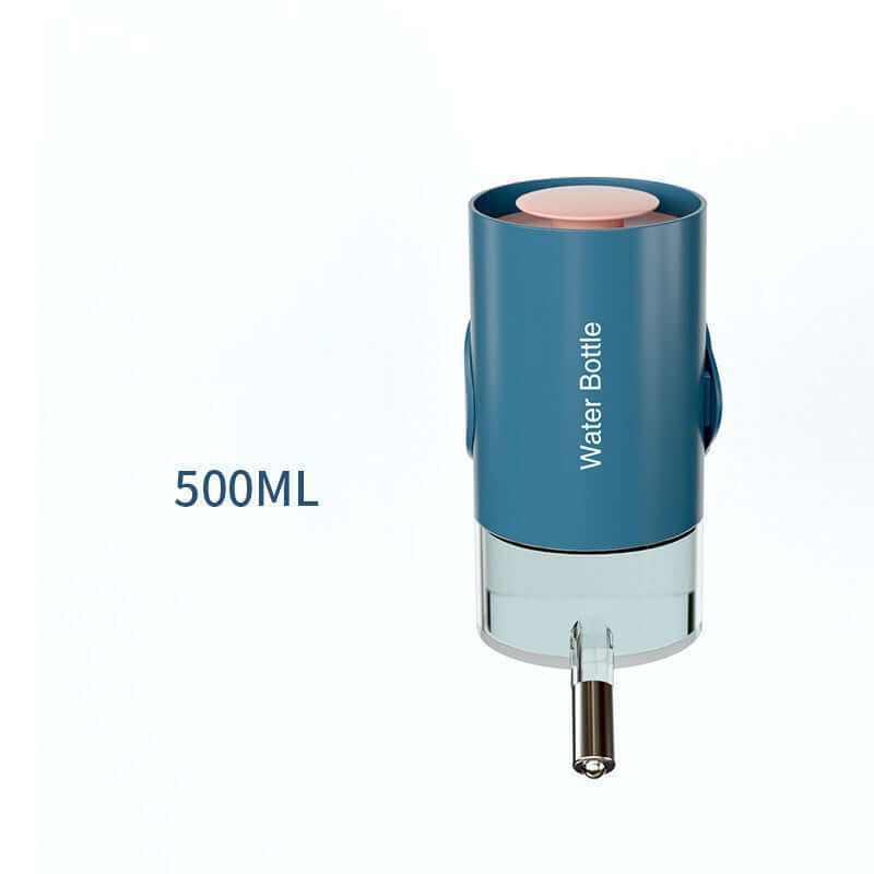 Distributeur d'eau suspendu pour animaux de 500ml, facile à installer et à remplir, pratique pour animaux de compagnie.