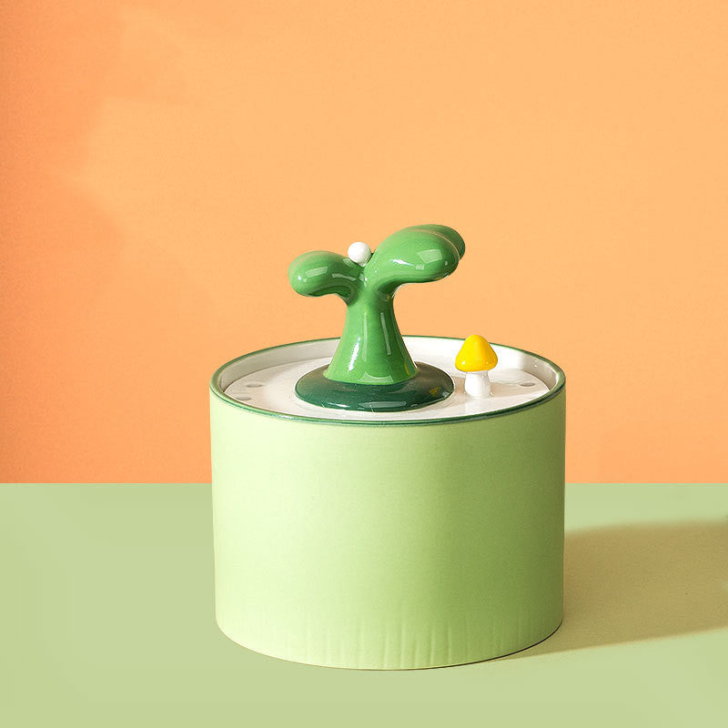 Fontaine à eau électrique en céramique 1,5L pour chats et chiens