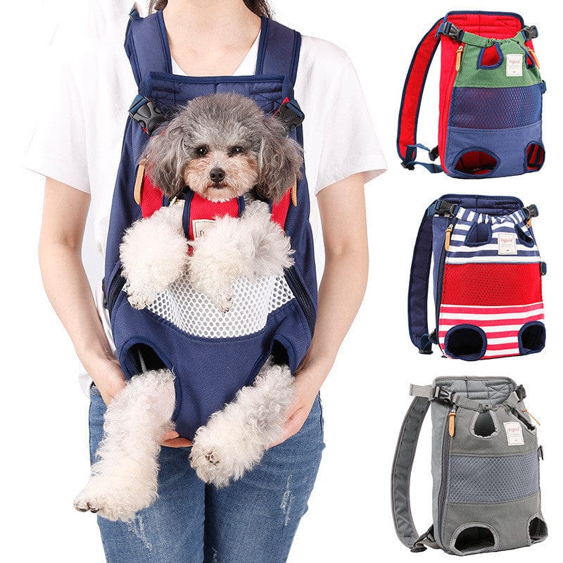 Sac à dos pour animaux avec design tendance et confortable, idéal pour transporter votre chien.