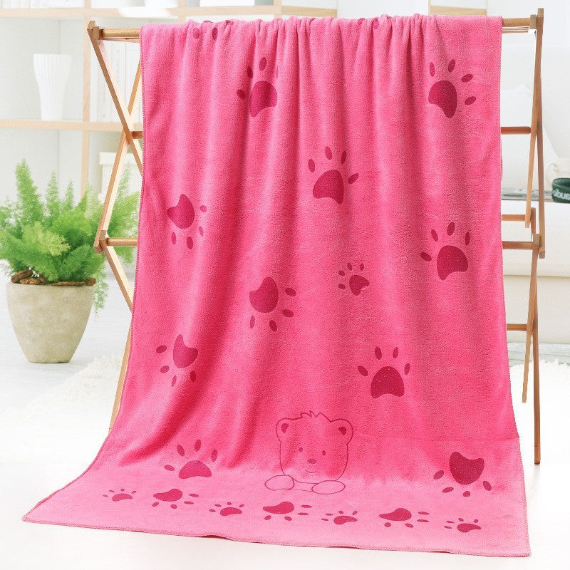 Serviette de Bain Super Absorbante pour Chien
