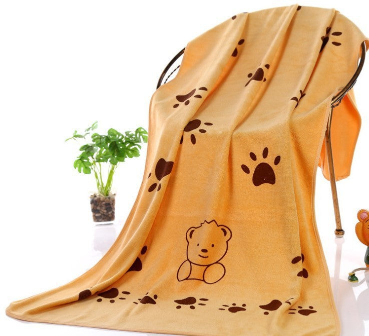 Serviette de Bain Super Absorbante pour Chien
