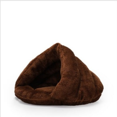 Nid pour Chien en Velours Arctic Triangle - Lit Chaleureux